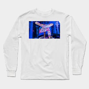 Curled Chinese snail steel light sculpture H Long Sleeve T-Shirt